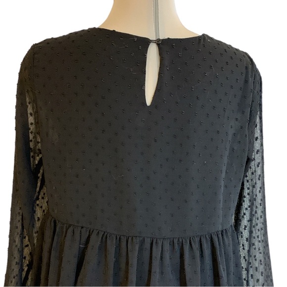 JASMINE & JULIANA Gorgeous Maternity Black Embroidery Long Sleeves Size S - Picture 6 of 12